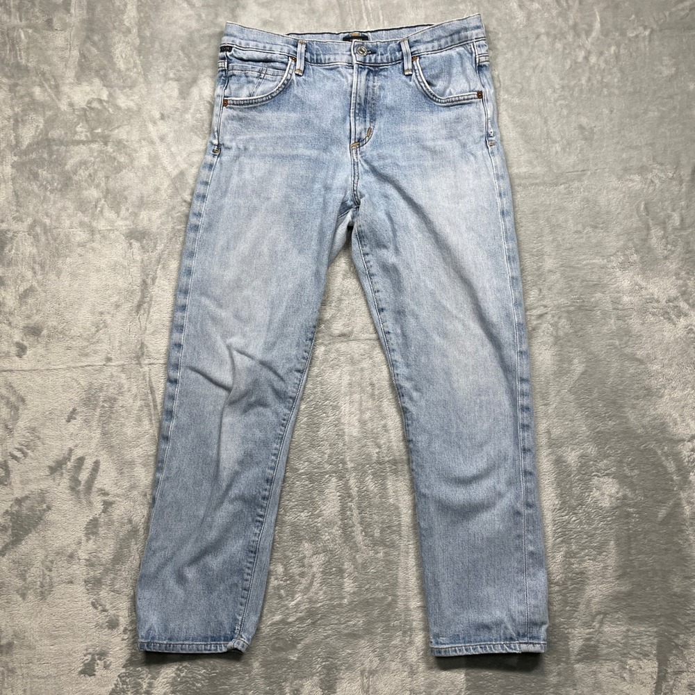 Citizens of Humanity Elsa Slim Fit Crop Jeans Womens 28 Light Blue Mid Rise